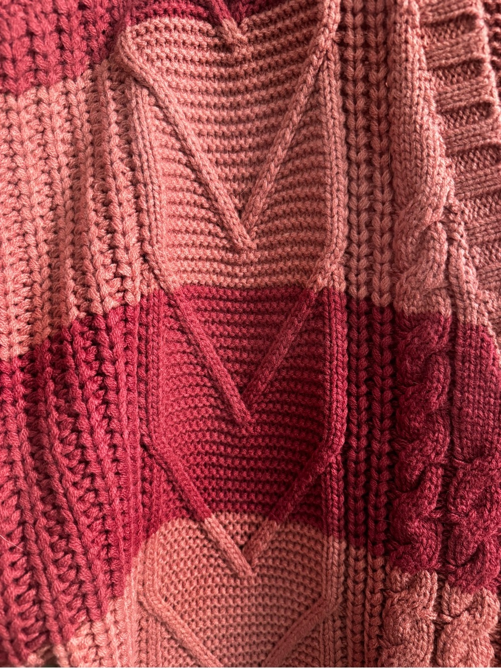 torrid Rose and Berry Cable Knit Button Cardigan - Picture 8 of 11